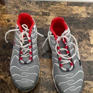 Nike air max plus Particle Grey/Iron Grey/Grey Fog/University Red